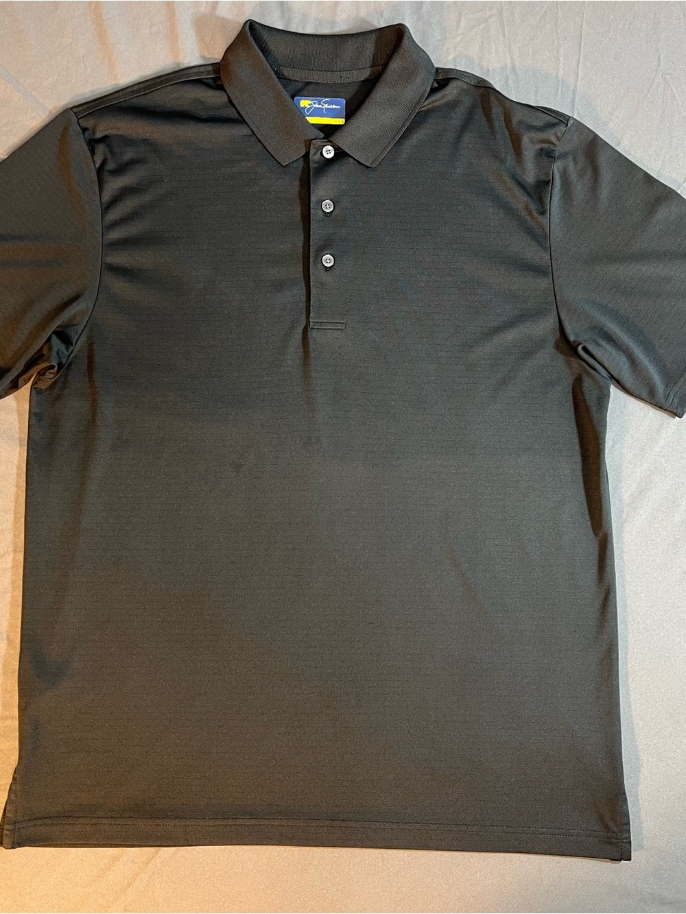 Men's Black Short-Sleeve Polo – Performance Knit